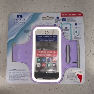 Cabana Sports Purple Seaside 7 Arm Band Phone Protector